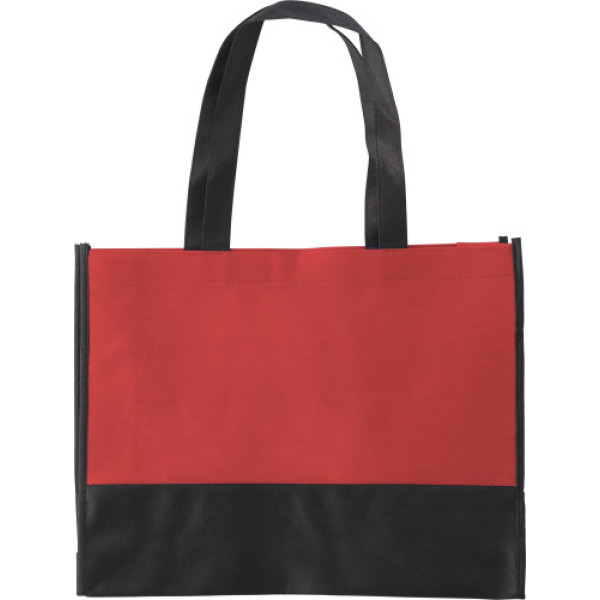 Nonwoven (80 gr/m²) shopping bag Brenda red