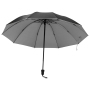 Paraplu met zilverkleurige binnenkant