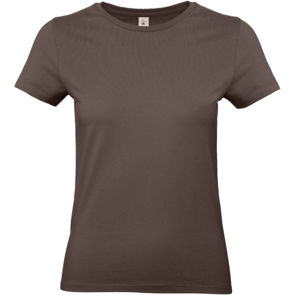 #E190 Ladies' T-shirt Brown XXL
