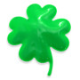 Four-leaved Clover Reflective PVC Label with butterfly buckle