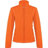 Maureen - Fleece damesvest met rits Fluorescent Orange L
