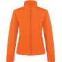 Maureen - Fleece damesvest met rits Fluorescent Orange 4XL
