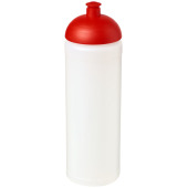 Baseline® Plus grip 750 ml sportflaska med kupollock - Transparent/Röd