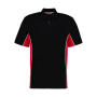 Classic Fit Track Polo - Black/Red/White - XXS
