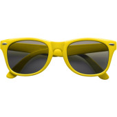 PC en PVC zonnebril geel