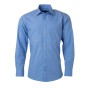 Men's Shirt Longsleeve Poplin - aqua - 4XL