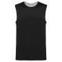 Unisex Omkeerbaar Sportshirt Black / White 4XL