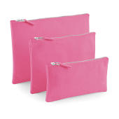 Canvas Accessory Pouch - True Pink - XS