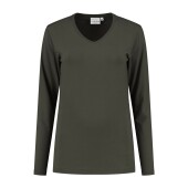 Santino T-shirt  Ledburg Ladies Charcoal 3XL