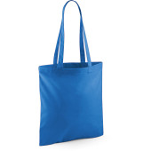 Shopper bag long handles Sapphire Blue One Size