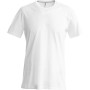 T-shirt ronde hals korte mouwen White 3XL