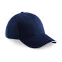 Athleisure 6 Panel Cap - French Navy/White - One Size