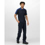 Contrast Coolweave Polo - Black/Seal Grey - XS