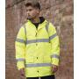 Hi-Vis Traffic Jacket, Fluorescent Yellow, XL, Warrior