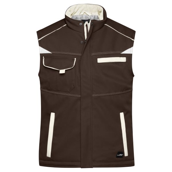 JN854 Workwear Softshell Padded Vest - COLOR -