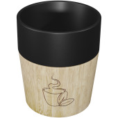 SCX.design D06 magnetische keramische koffiemokkenset van 4 stuks - Zwart