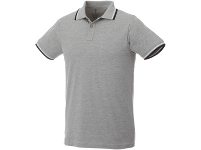 Fairfield heren polo met tipping en korte mouwen