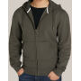 Signature Tagless Hooded Full Zip Unisex - Dark Black - 2XS