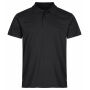 Clique Single jersey polo zwart 4xl