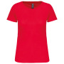 Dames-t-shirt BIO150IC ronde hals Red XS