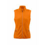 Printer Sideflip Lady Fleece Vest Bright orang 3XL