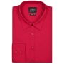 Ladies' Business Shirt Long-Sleeved - red - XS