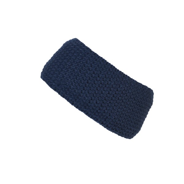 MB7119 Fine Crocheted Headband - indigo-blue - one size