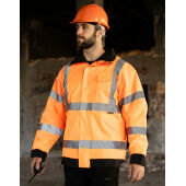 Hi-Vis Rain Jacket Lite "Kaunas" - Orange - S