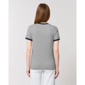 Ringer - Uniseks T-shirt met contrasterende boorden