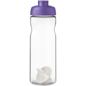 H2O Active® Base 650 ml shaker drikkeflaske - Lilla/Transparent
