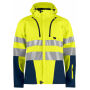 6419 Shell Jacket HV Blue/Yellow XS