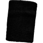 Multisport-polsband in badstof Black One Size