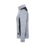 Ladies' Knitted Workwear Fleece Jacket - STRONG - - white-melange/carbon - 4XL