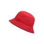 MB013 Fisherman Piping Hat for Kids - red/black - one size