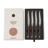 VINGA Gigaro steakmessenset, zilver