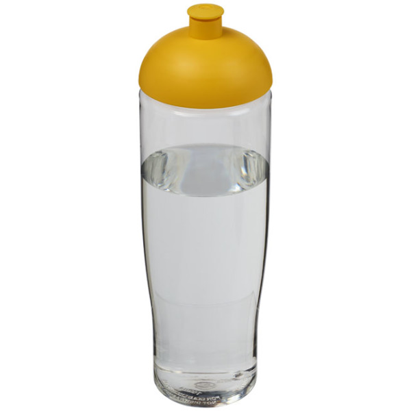 H2O Active® Tempo 700 ml bidon met koepeldeksel - Transparant/Geel