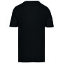 Bio T-shirt kraag met onafgewerkte rand korte mouwen Black 3XL