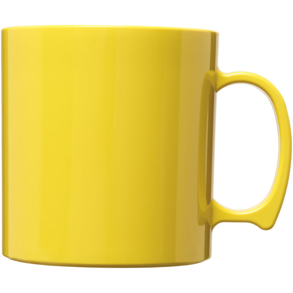 Standard 300 ml plastic mug - Yellow