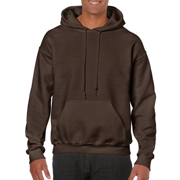 Gildan Sweater Hooded HeavyBlend for him 105 dark chocolate L