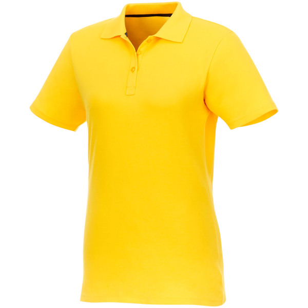 Helios short sleeve women's polo - Yellow - XL