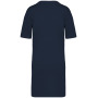Ecologische verwassen T-shirtjurk Washed Navy Blue XS