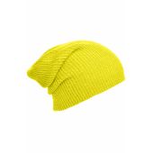 MB7955 Knitted Long Beanie - yellow - one size