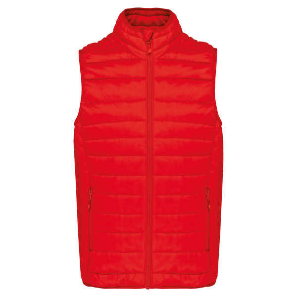 Men’s lightweight sleeveless down jacket Red 4XL