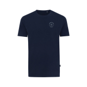 Iqoniq Bryce gerecycled katoen t-shirt, donkerblauw (XS)