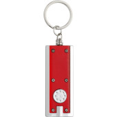 ABS key holder with LED Mitchell red