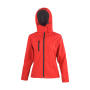Ladies TX Performance Hooded Softshell Jacket - Red/Black - XL (16)