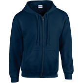Heavy Blend™Adult Full Zip Hooded Sweatshirt Navy 4XL