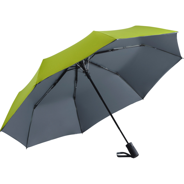 AC mini umbrella FARE®-Doubleface lime/grey