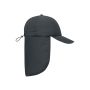 MB6243 6 Panel Cap with Neck Guard carbon one size
