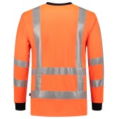 T-shirt RWS Birdseye Lange Mouw 103002 Fluor Orange 5XL